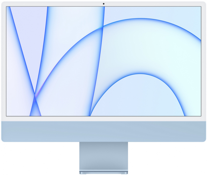 Моноблок Apple iMac 24" Retina 4,5K (M1 8C CPU, 7C GPU) 8 ГБ, 256 Гб SSD Синий MJV93