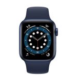 Apple Watch Series 6, 44 мм, корпус из алюминия синего цвета, спортивный ремешок тёмный ультрамарин цвета