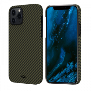 Чехол Pitaka MagEZ Case для iPhone 12/12 Pro 6.1" (черно-зеленый)
