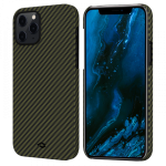 Чехол Pitaka MagEZ Case для iPhone 12 Pro Max 6.7" (Черно-зеленый)