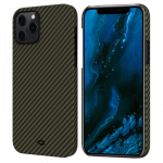 Чехол Pitaka MagEZ Case для iPhone 12 Pro Max 6.7" (Черно-зеленый)