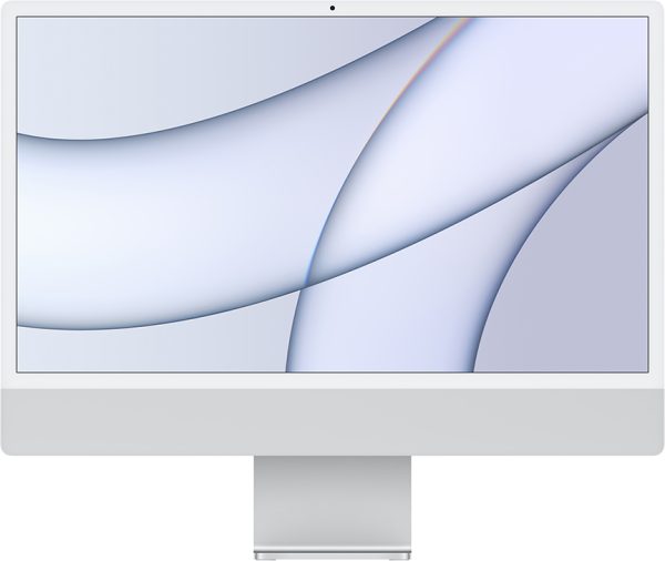 Моноблок Apple iMac 24" Retina 4,5K (M1 8C CPU, 8C GPU) 8 ГБ, 512 Гб SSD Серебристый Z12Q000BM