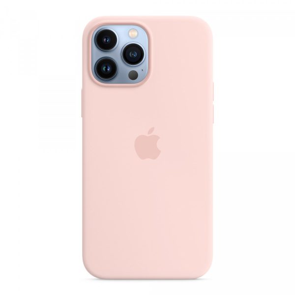 Чехол накладка iPhone 13 Pro 6.1" Silicone Case Gel (Розовый мел)