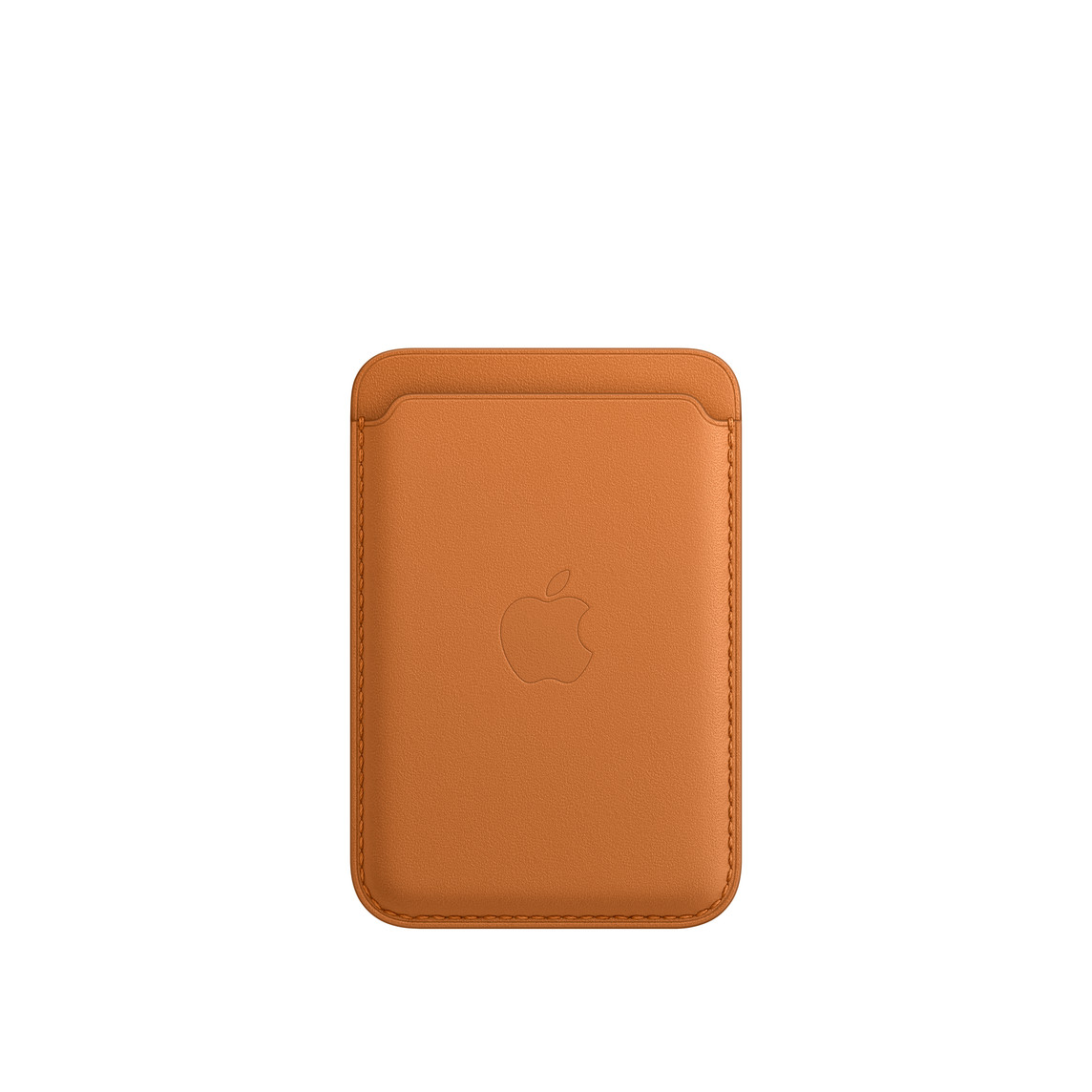 Чехол-бумажник MagSafe Gel для iPhone, кожаный (Золотисто-коричневый)