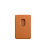 Чехол-бумажник MagSafe Gel для iPhone, кожаный (Золотисто-коричневый)
