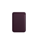 Чехол-бумажник MagSafe Gel для iPhone, кожаный (Тёмная вишня)