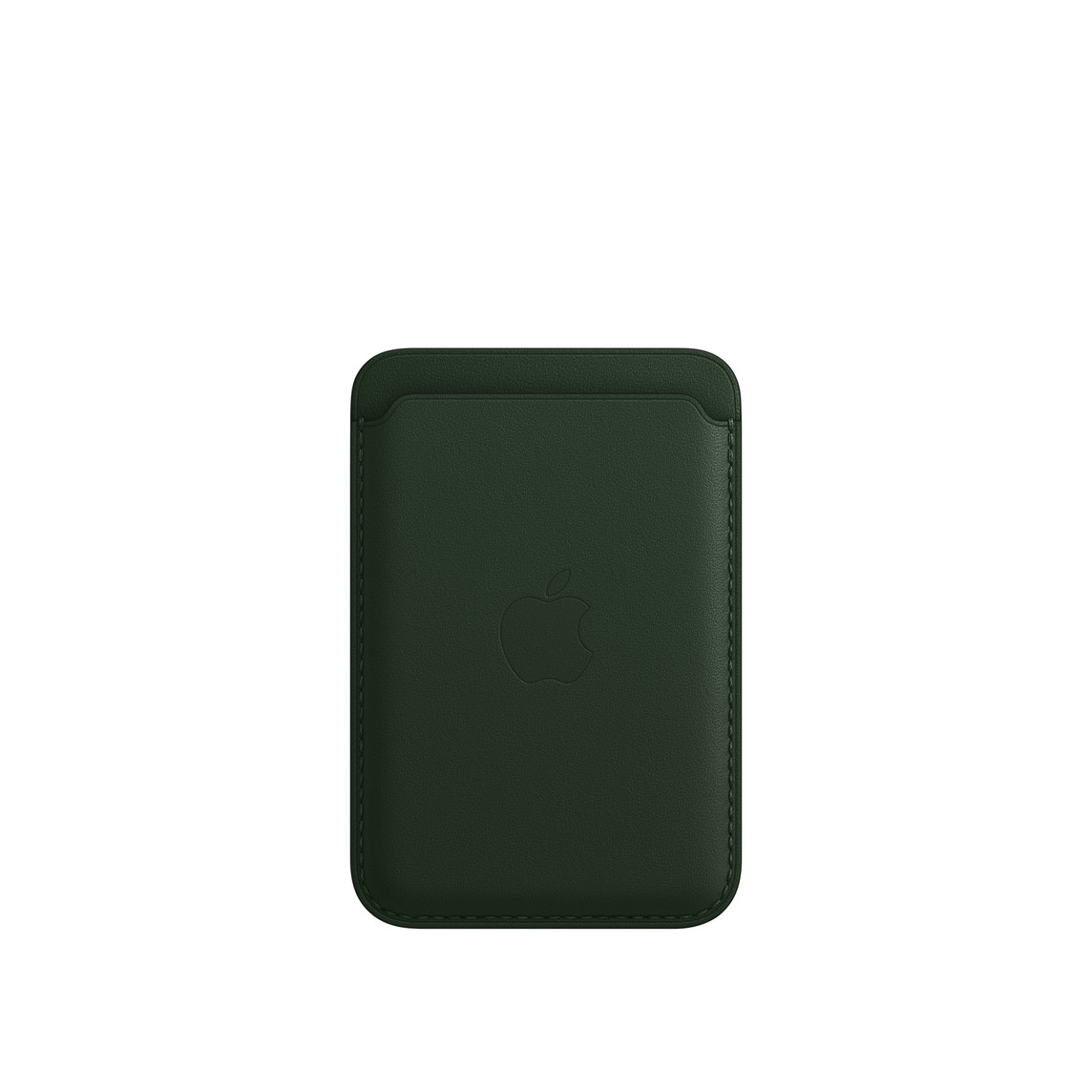 Чехол-бумажник MagSafe Gel для iPhone, кожаный (Зелёная секвойя)