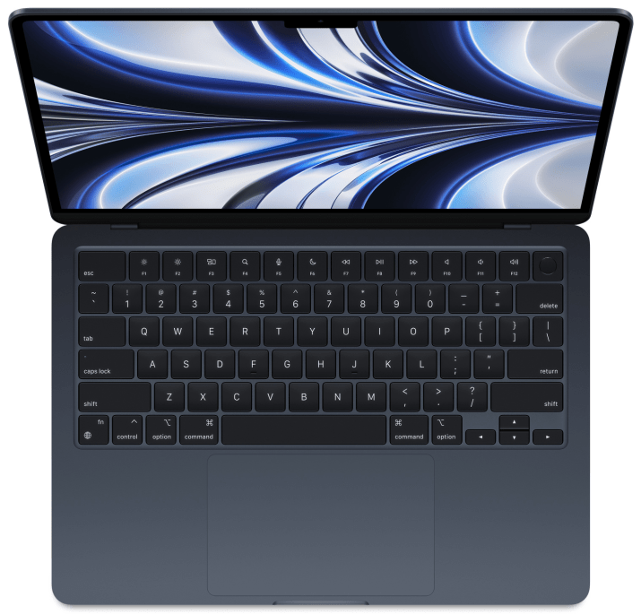 Ноутбук Apple MacBook Air 13.6" M2 8C CPU/8C GPU, 8 Gb, 256 Gb SSD Темно-синий MLY33