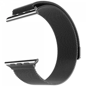Ремешок Milanese для Apple Watch 38/40/41 mm, миланский сетчатый Серый космос