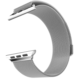 Ремешок Milanese для Apple Watch 38/40/41mm, миланский сетчатый Серебристый