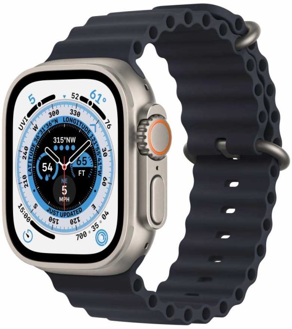 Apple Watch Ultra GPS + Cellular 49 мм корпус из титана ремешок Ocean цвета Темная ночь