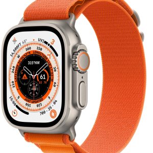 Apple Watch Ultra GPS + Cellular 49 мм корпус из титана ремешок Alpine оранжевого цвета