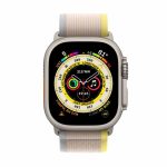 Apple Watch Ultra GPS + Cellular 49 мм корпус из титана ремешок Trail желтого/бежевого цвета