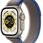 Apple Watch Ultra GPS + Cellular 49 мм корпус из титана, ремешок Trail синего/серого цвета