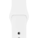 Ремешок силиконовый Sport Band для Apple Watch 38/40/41 mm Белый
