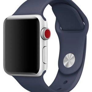 Ремешок силиконовый Sport Band для Apple Watch 42/44/45 mm Синий