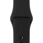 Ремешок силиконовый Sport Band для Apple Watch 42/44/45 mm Черный