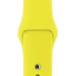 Ремешок силиконовый Sport Band для Apple Watch 42/44/45 mm Желтый