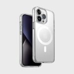Чехол Uniq HYBRID LifePro Xtreme Magclick Charging (MagSafe) для iPhone 14 Pro Max 6.7", прозрачный лед (Frost clear)