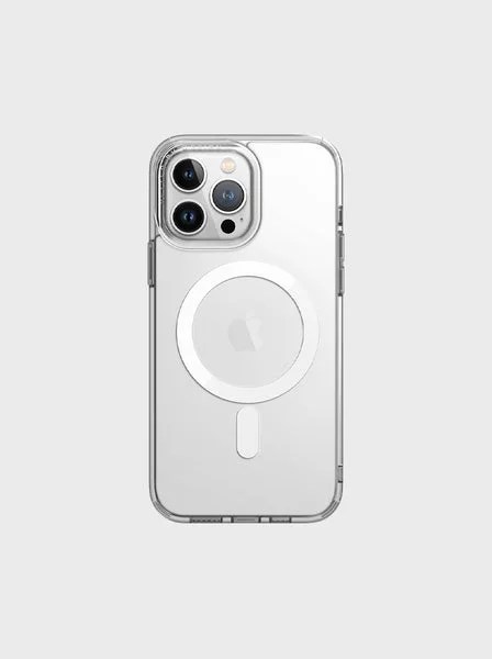 Чехол Uniq HYBRID LifePro Xtreme Magclick Charging (MagSafe) для iPhone 14 Pro 6.1", прозрачный лед (Frost clear)