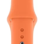 Ремешок силиконовый Sport Band для Apple Watch 42/44/45 mm Оранжевый