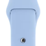 Ремешок силиконовый Sport Band для Apple Watch 42/44/45 mm  Небесно- голубой