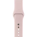 Ремешок силиконовый Sport Band для Apple Watch 42/44/45 mm Розовое золото
