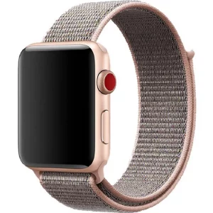 Ремешок для Apple Watch 38/40/41 нейлоновый Neylon Розовый