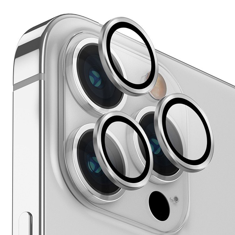 Защита объектива камеры UNIQ OPTIX iPhone 14 Pro / 14 Pro Max, Серебро (SILVER)