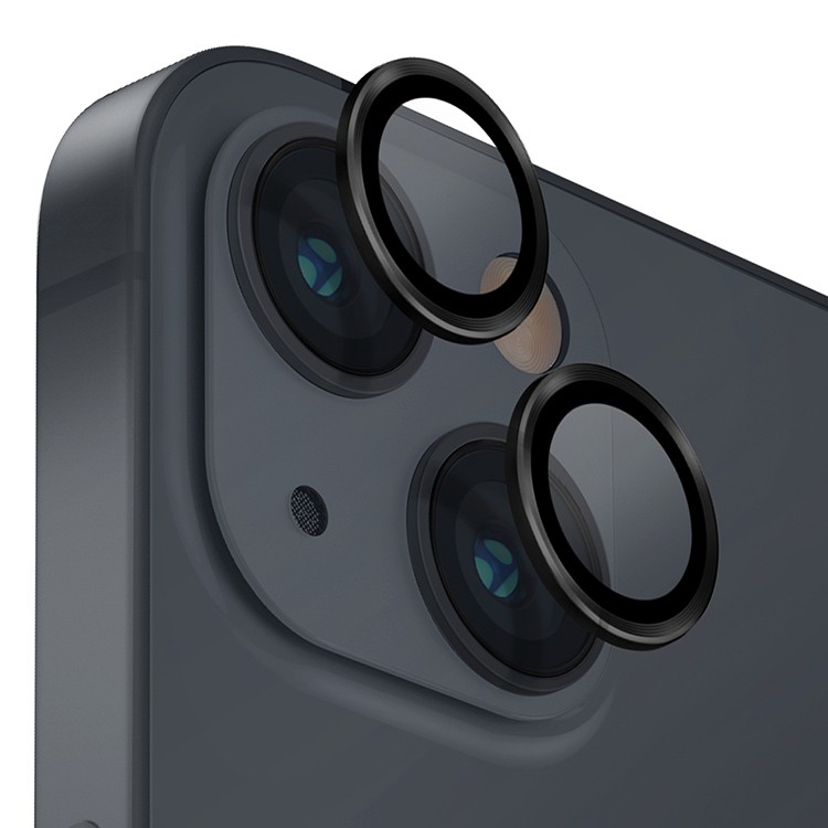 Защита объектива камеры UNIQ OPTIX iPhone 14 / 14 Plus, черный (BLACK)