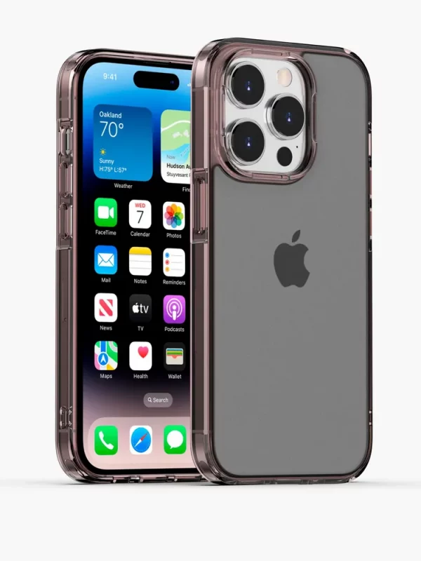 Чехол накладка iPhone 14 Pro 6.1" Gurdini Alba Series Protective Черный матовый