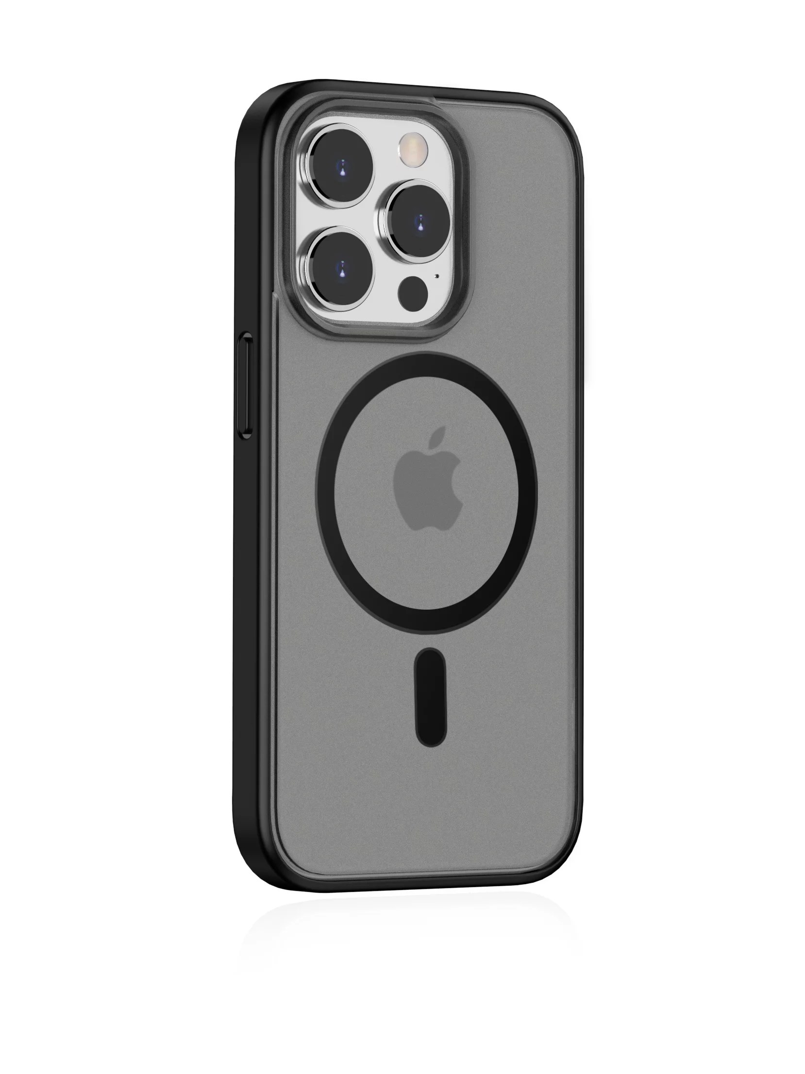 Чехол накладка iPhone 15 Pro Max 6.7" Gurdini Shockproof Case with MagSafe Черный