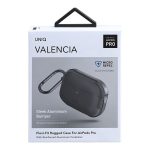 Усиленный чехол Uniq Valencia для AirPods Pro Cерый