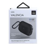 Усиленный чехол Uniq Valencia для AirPods Pro Черный