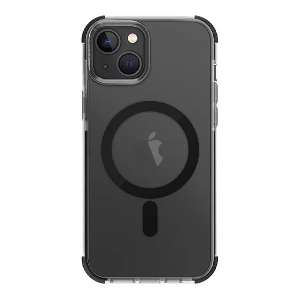 Чехол Uniq HYBRID MAGCLICK Charging (MagSafe) Combat для iPhone 14/13 6.1", Древесный уголь (CHARCOAL)