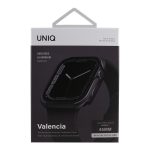 Чехол металлический Uniq Valencia для Apple Watch 45/44 мм Графит