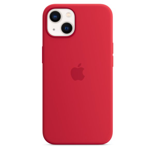 Чехол для iPhone 13 MagSafe Silicone Case – G (PRODUCT) RED Красный