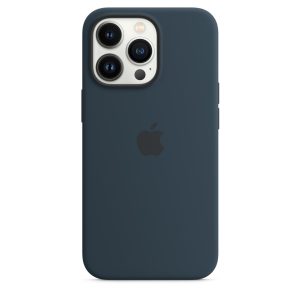 Чехол для iPhone 13 Pro Max MagSafe Silicone Case – G Синий омут