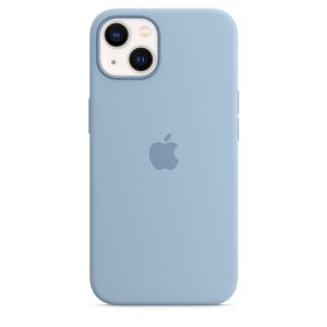 Чехол для iPhone 13 MagSafe Silicone Case – G Синий туман