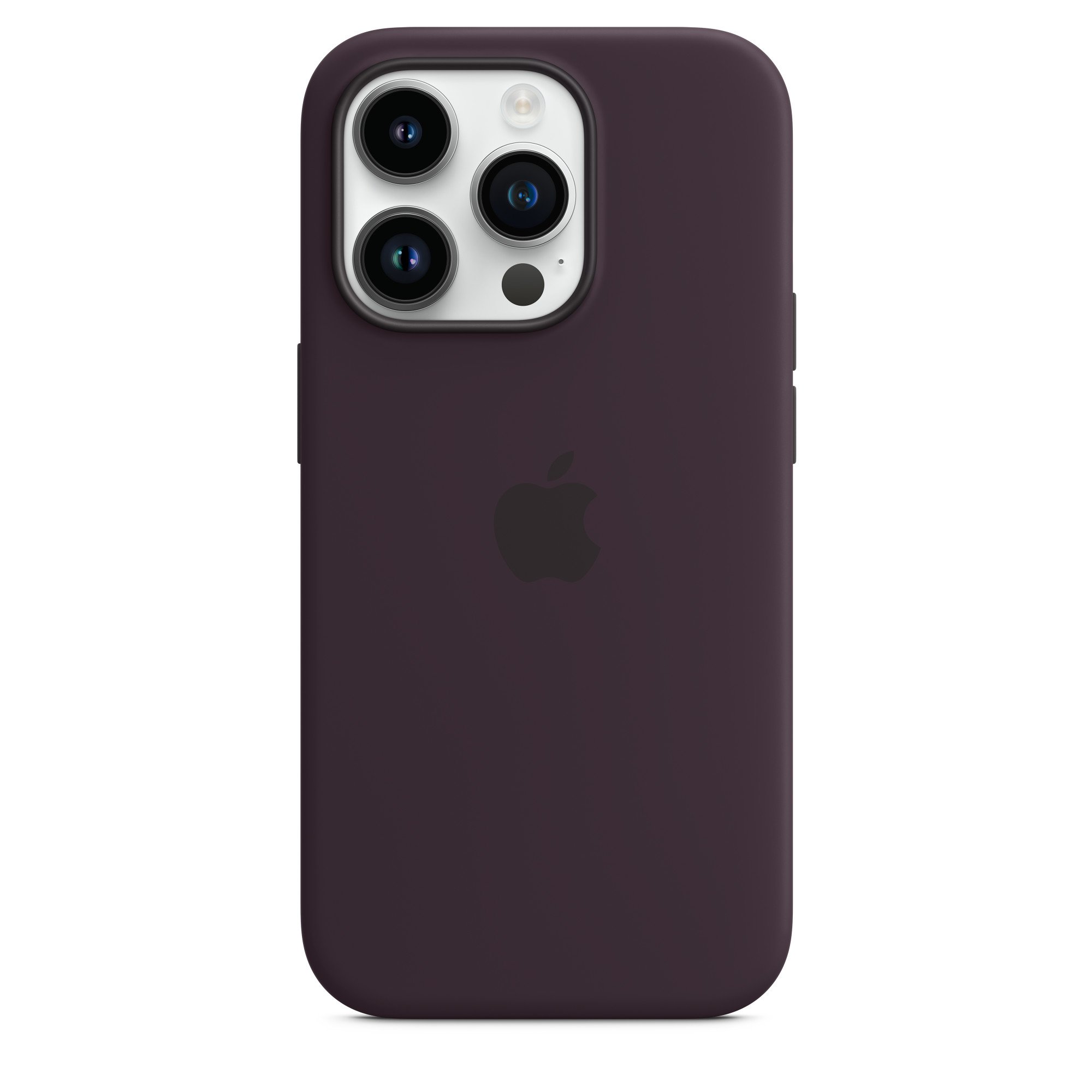 Чехол для iPhone 14 Pro Silicone Case – G Темная вишня