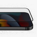 Защитное стекло Uniq OPTIX VIVID CLEAR для iPhone 14 Pro Max 6.7", прозрачное с рамкой