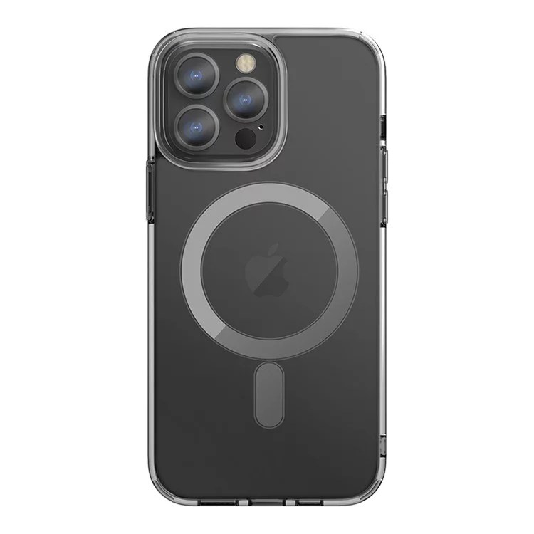 Чехол Uniq HYBRID Combat Magclick Charging (MagSafe) для iPhone 14 Pro Max 6.7", Древесный уголь (Charcoal)
