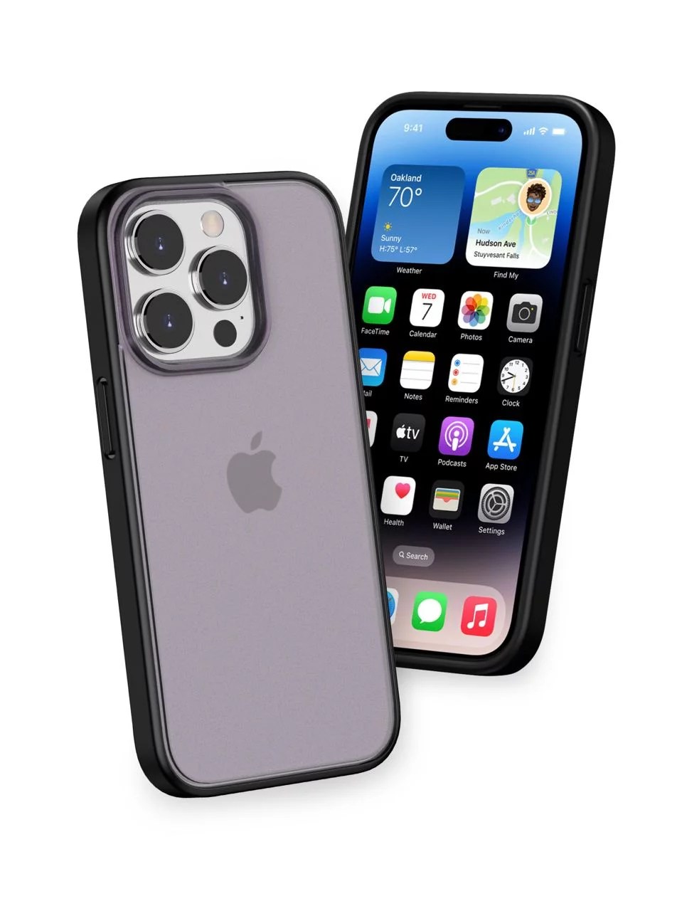 Чехол накладка iPhone 14 Pro 6.1" Gurdini Shockproof case Фиолетовый