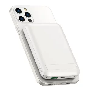 Внешний аккумулятор WiWU Snap Cube Magnetic Wireless Charger Power Bank 10000mAh Белый