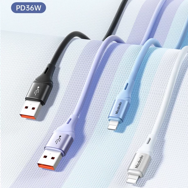 Кабель Mcdodo USB to Lightning PD Data Cable Филлетовый