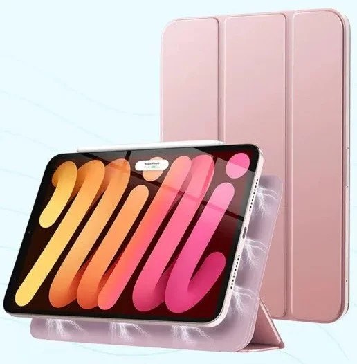 Чехол книжка iPad Mini 8.3” Gurdini Magnet Розовый