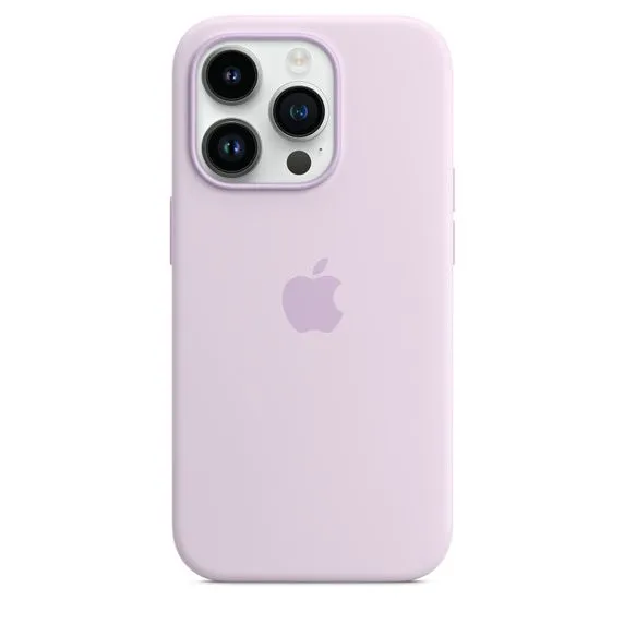 Чехол для Apple iPhone 14 Pro Magsafe Silicon Case - G Lilac
