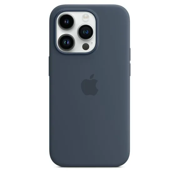 Чехол для Apple iPhone 14 Pro Max Magsafe Silicon Case - G Storm Blue