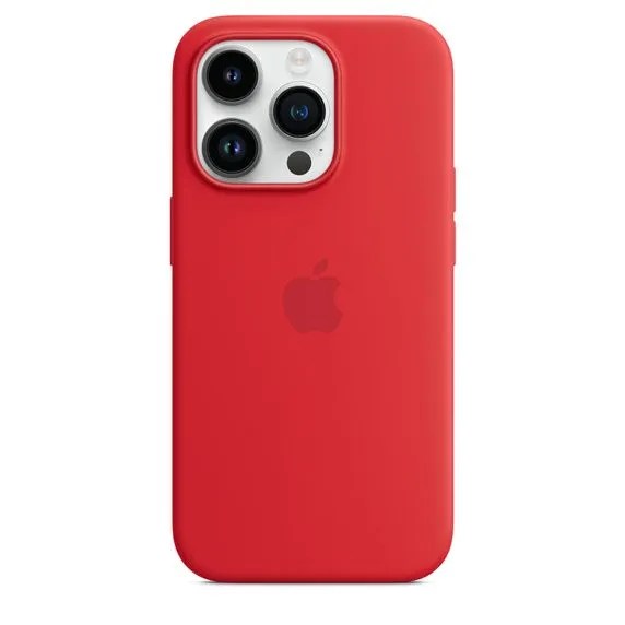 Чехол для Apple iPhone 14 Pro Magsafe Silicon Case - G (PRODUCT) RED
