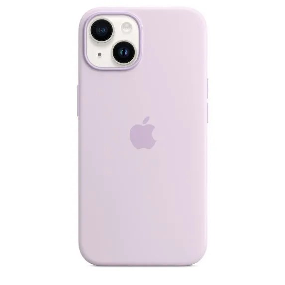Чехол для Apple iPhone 14 Magsafe Silicon Case - G Lilac